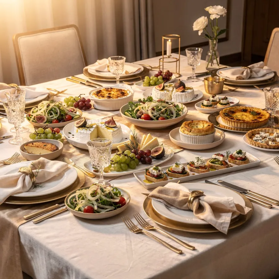 Elegant Dairy Buffet